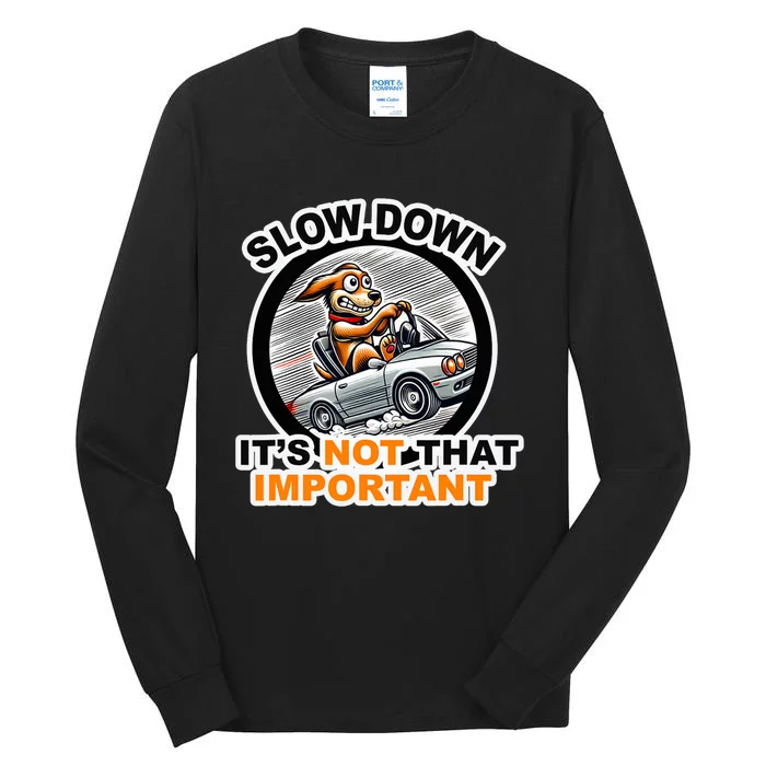 Slow Down ItS Not That Important Tall Long Sleeve T-Shirt