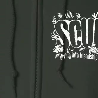 Scuba Diving Into Friendship With God Christian Vbs 2024 Full Zip Hoodie