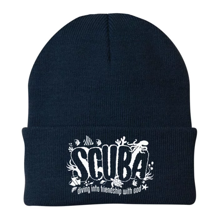 Scuba Diving Into Friendship With God Christian Vbs 2024 Knit Cap Winter Beanie