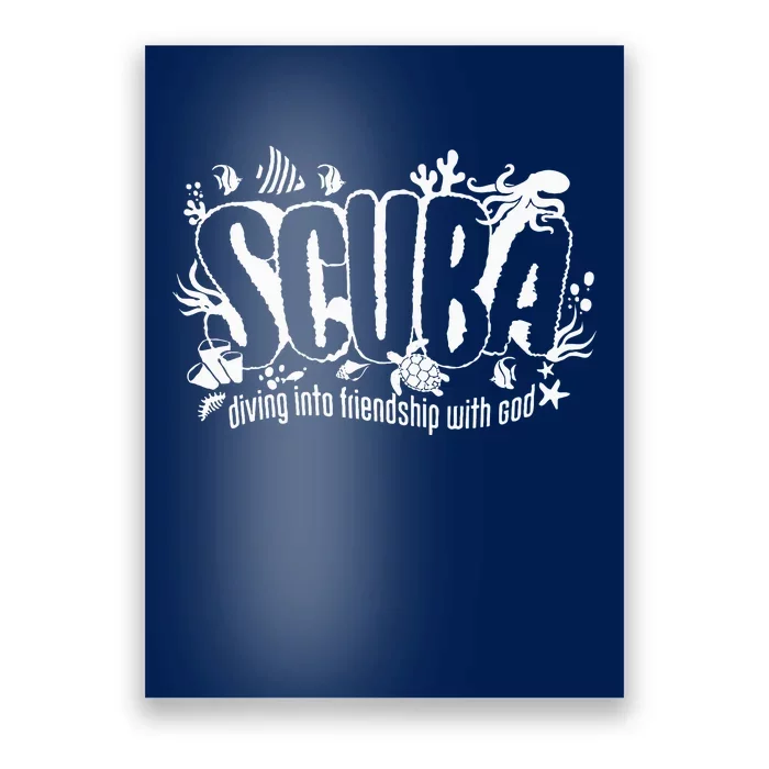 Scuba Diving Into Friendship With God Christian Vbs 2024 Poster