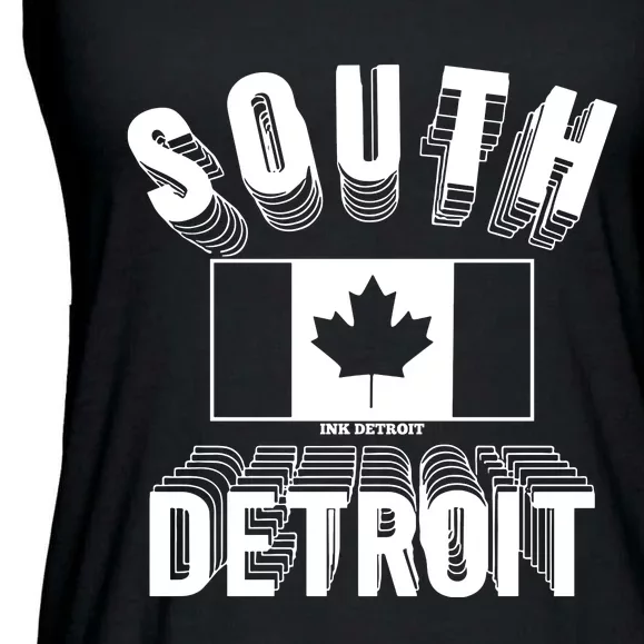 South Detroit Ink Detroit Ladies Essential Flowy Tank