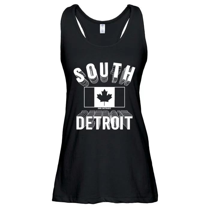 South Detroit Ink Detroit Ladies Essential Flowy Tank