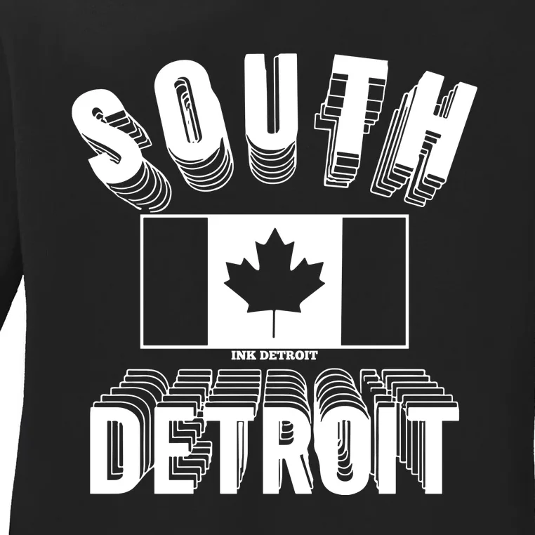 South Detroit Ink Detroit Ladies Long Sleeve Shirt