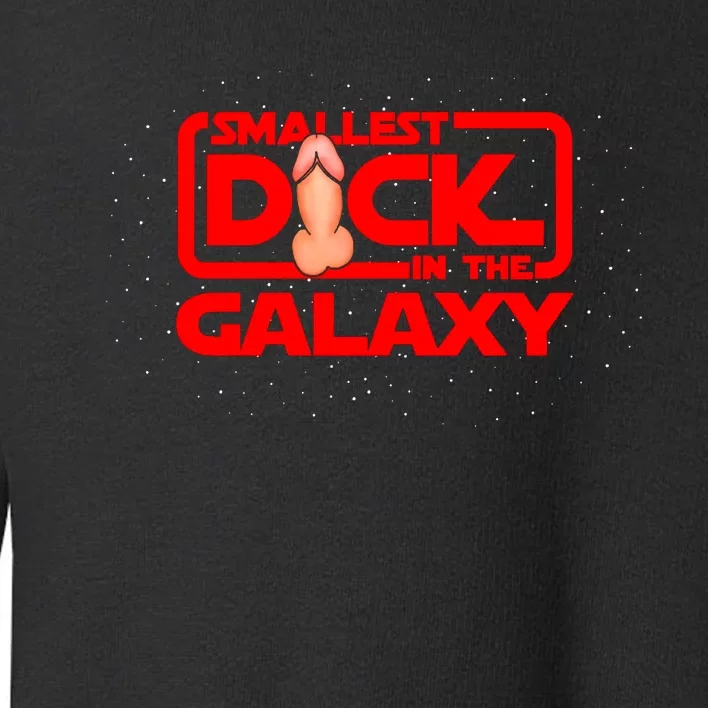 Smallest Dick In The Galaxy Funny Adult Sex Joke Gift Idea Toddler Sweatshirt