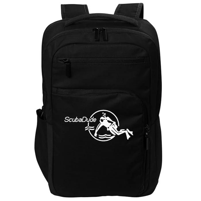 Scuba Dude Iconic Diver For Diving And Watch Enthusiasts Impact Tech Backpack