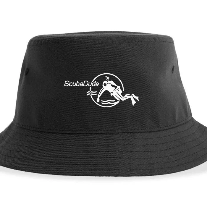 Scuba Dude Iconic Diver For Diving And Watch Enthusiasts Sustainable Bucket Hat