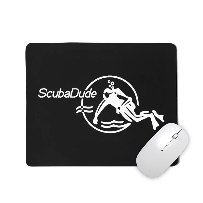 Scuba Dude Iconic Diver For Diving And Watch Enthusiasts Mousepad