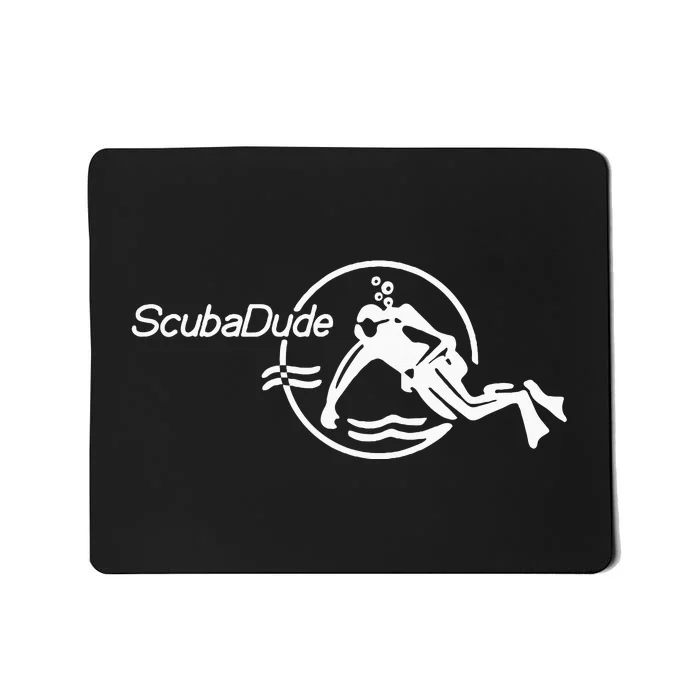 Scuba Dude Iconic Diver For Diving And Watch Enthusiasts Mousepad