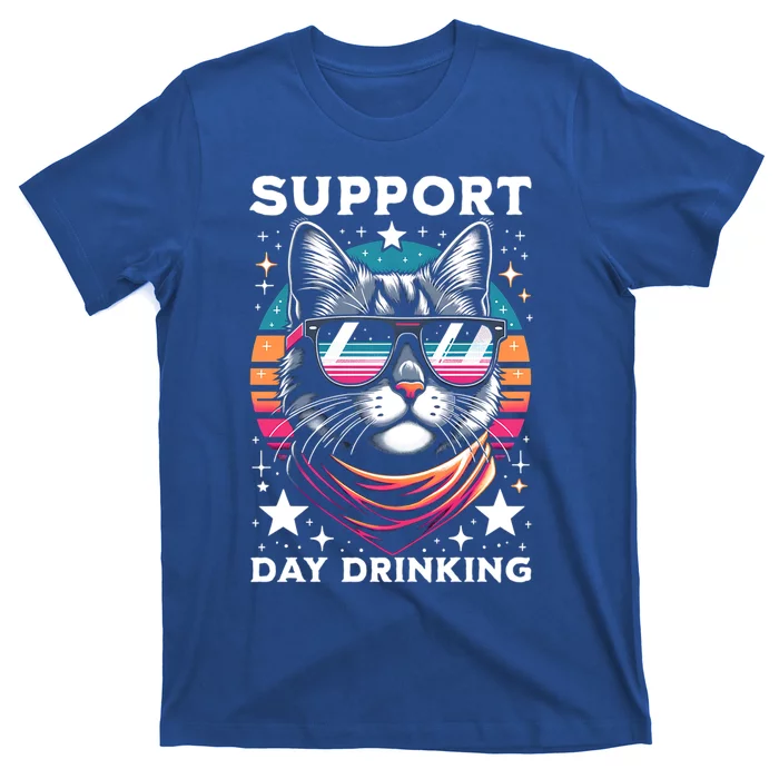 Support Day Ing Advocate Alcohol Enthusiast Cat Gift T-Shirt