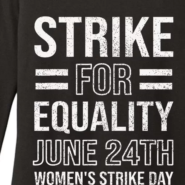 Strike Day June 24th Wear Red Equal Rights Feminist Womens CVC Long Sleeve Shirt