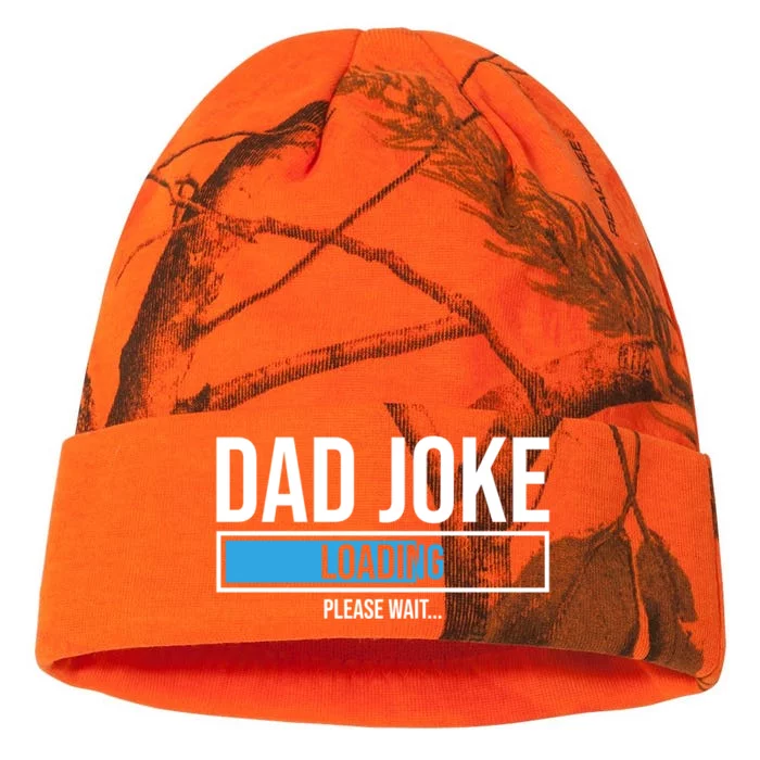 Superhero Dad Joke Loading Please Wait Papa Gift Kati - 12in Camo Beanie