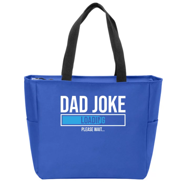 Superhero Dad Joke Loading Please Wait Papa Gift Zip Tote Bag