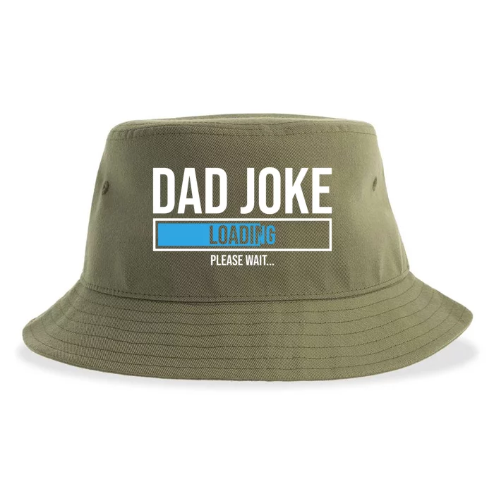 Superhero Dad Joke Loading Please Wait Papa Gift Sustainable Bucket Hat