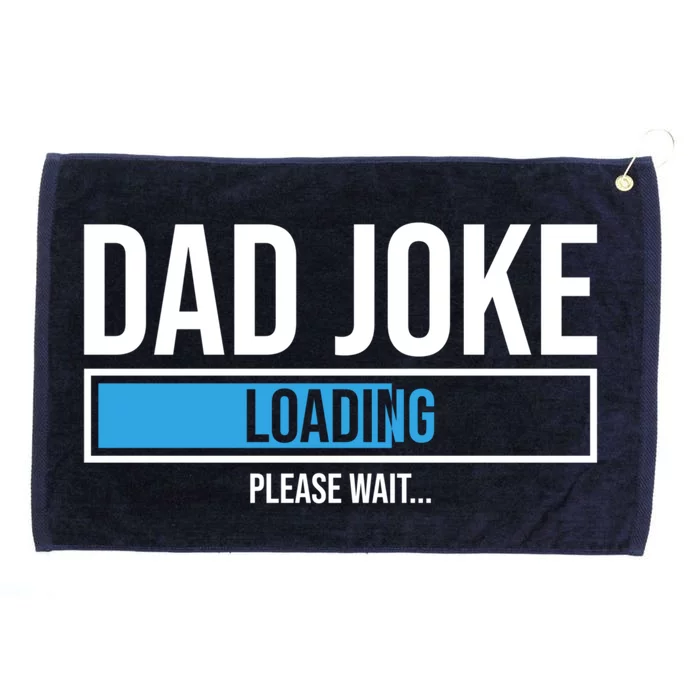 Superhero Dad Joke Loading Please Wait Papa Gift Grommeted Golf Towel