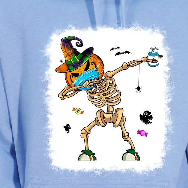 Skeleton Dabbing Jack O Lantern Dance Halloween Pumpkin Dab Gift Unisex Surf Hoodie