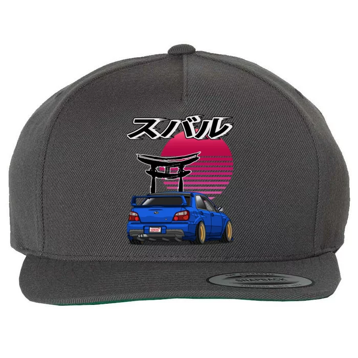 Subie Drift King Wool Snapback Cap