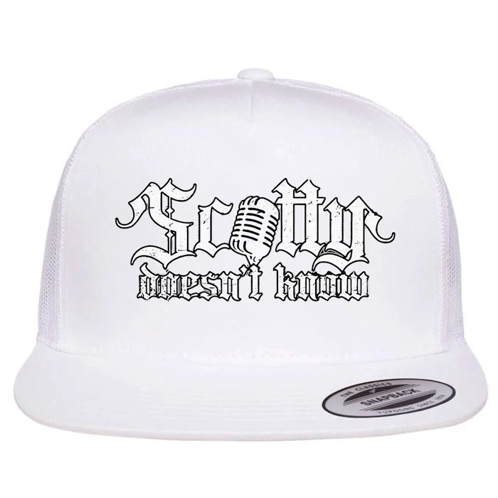 Scotty Doesnt Know Eurotrip Flat Bill Trucker Hat