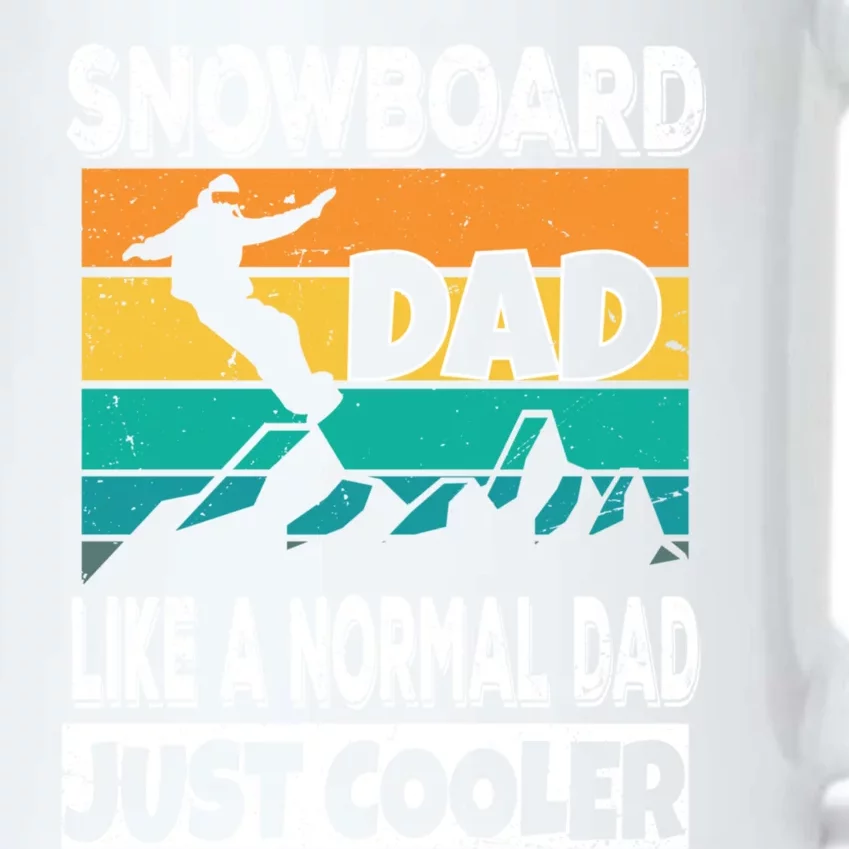 Snowboard Dad Like A Normal Dad Just Cooler Ski Snow Gift Black Color Changing Mug