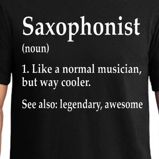 Saxophonist Definition Like A Normal Musician Saxophone Pajama Set