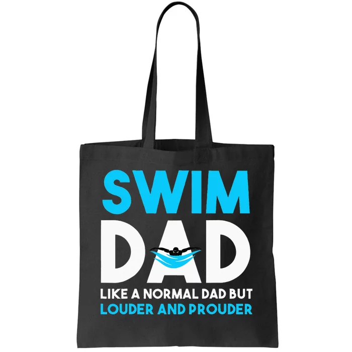 Swim Dad Like A Normal Dad But Cooler Swim Dad Definition Tote Bag