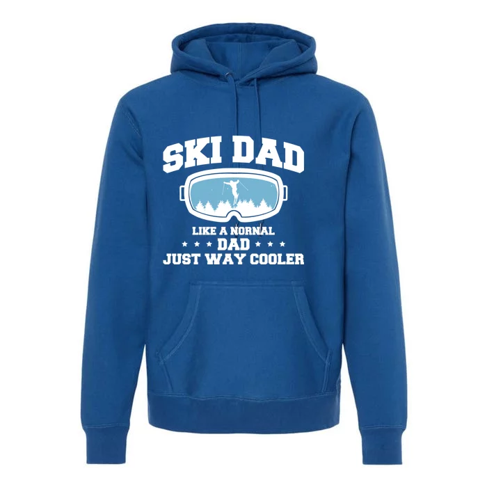 Ski Dad Like A Normal Dad Just Way Cooler Meaningful Gift Premium Hoodie