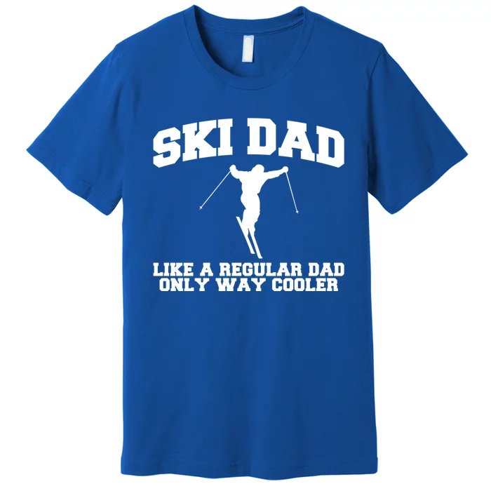 Ski Dad Like A Normal Dad Just Way Cooler Gift Premium T-Shirt