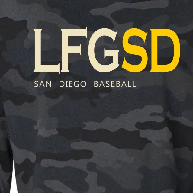 San Diego LFGSD Let's Go SD Baseball Trending Cropped Pullover Crew