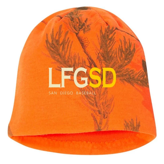 San Diego LFGSD Let's Go SD Baseball Trending Kati - Camo Knit Beanie