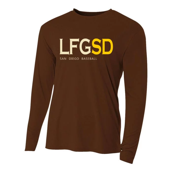 San Diego LFGSD Let's Go SD Baseball Trending Cooling Performance Long Sleeve Crew