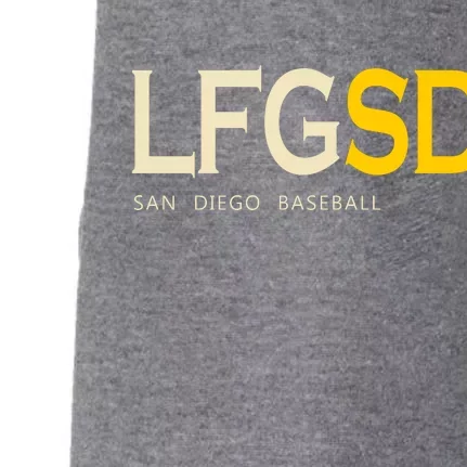 San Diego LFGSD Let's Go SD Baseball Trending Doggie 3-End Fleece Hoodie