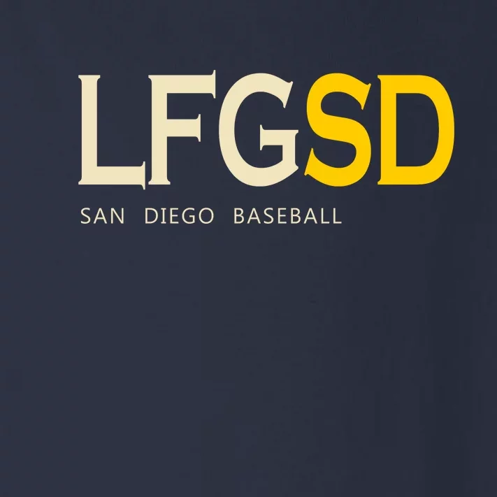 San Diego LFGSD Let's Go SD Baseball Trending Toddler Long Sleeve Shirt