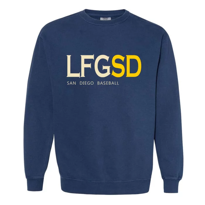 San Diego LFGSD Let's Go SD Baseball Trending Garment-Dyed Sweatshirt