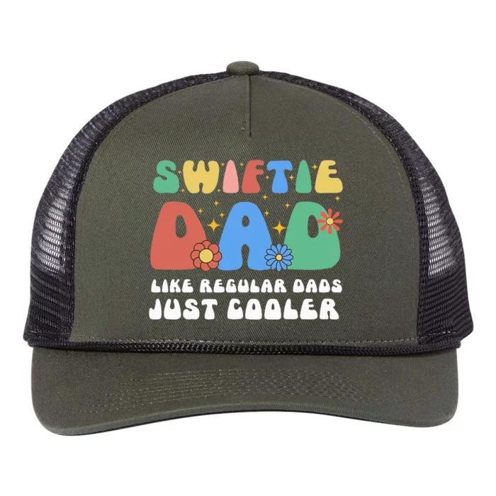 Swiftie Dad Like Regular Dads Just Cooler Retro Rope Trucker Hat Cap