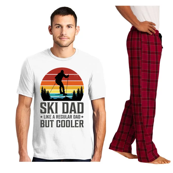 Ski Dad Like A Regular Dad But Cooler Great Fathers Day Gift Pajama Set