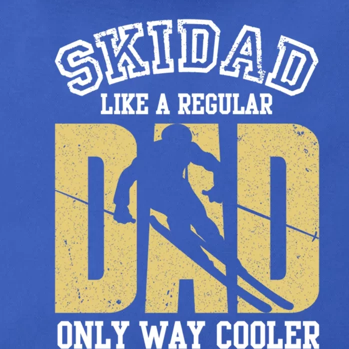 Ski Dad Like A Regular Dad Only Way Cooler Cute Gift Zip Tote Bag