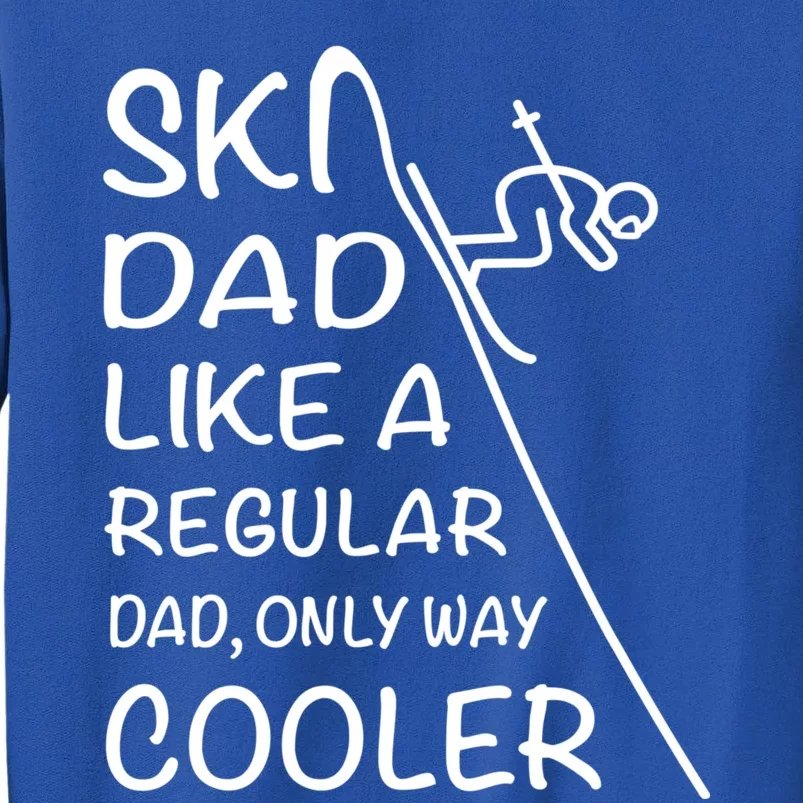 Ski Dad Like A Regular Dad Only Way Cooler Cute Gift Daddy Skier Gift Sweatshirt