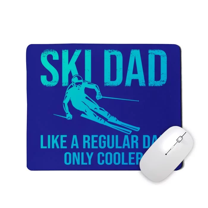 Ski Dad Like A Regular Dad Only Cooler Happy Father Day Funny Gift Mousepad