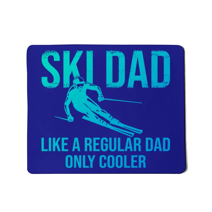 Ski Dad Like A Regular Dad Only Cooler Happy Father Day Funny Gift Mousepad