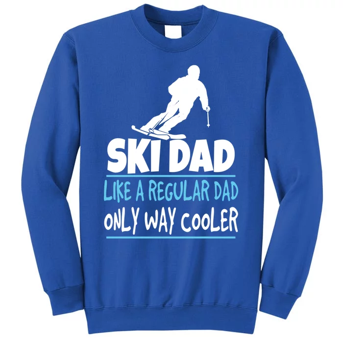 Ski Dad Like A Regular Dad Only Way Cooler Wintersport Gift Sweatshirt