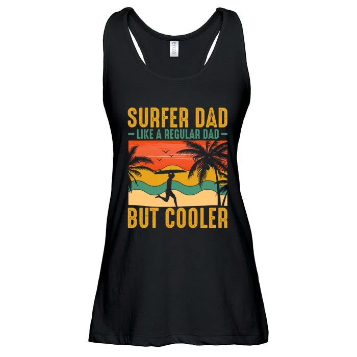 Surfer Dad Like Regular Dad But Cooler | Surfing Dad Ladies Essential Flowy Tank