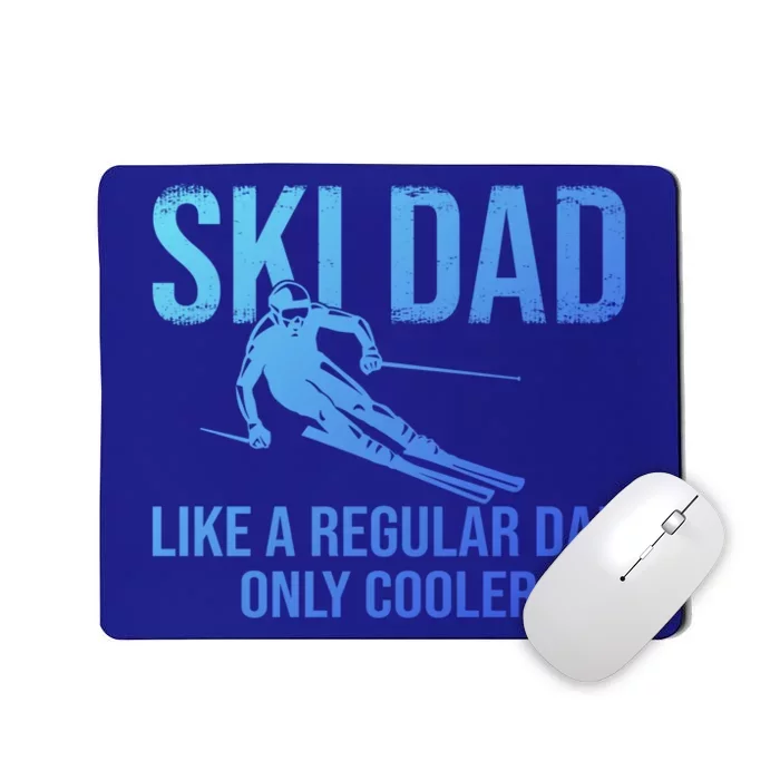 Ski Dad Like A Regular Dad Only Cooler Happy Father Day Funny Gift Mousepad