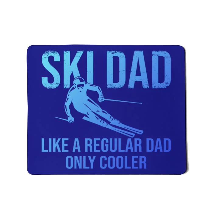 Ski Dad Like A Regular Dad Only Cooler Happy Father Day Funny Gift Mousepad