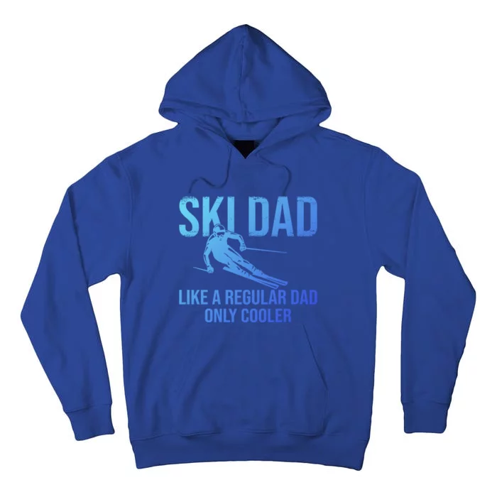 Ski Dad Like A Regular Dad Only Cooler Happy Father Day Funny Gift Tall Hoodie