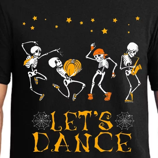 Skeletons Dancing Let's Dance Halloween Costumes Gifts Pajama Set