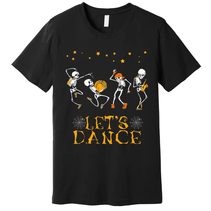 Skeletons Dancing Let's Dance Halloween Costumes Gifts Premium T-Shirt