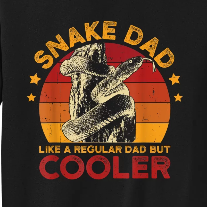 Snake Dad Like A Regular Father Men Vintage Serpent Sweatshirt