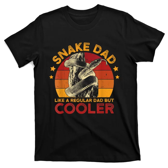 Snake Dad Like A Regular Father Men Vintage Serpent T-Shirt