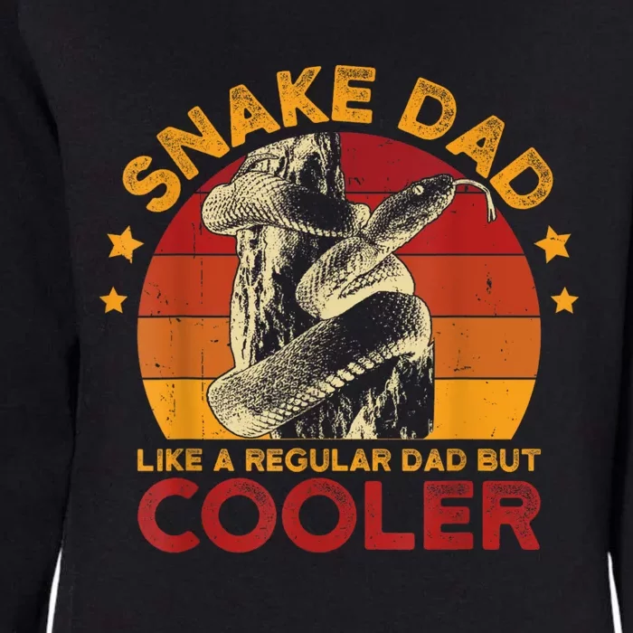 Snake Dad Like A Regular Father Men Vintage Serpent Womens California Wash Sweatshirt