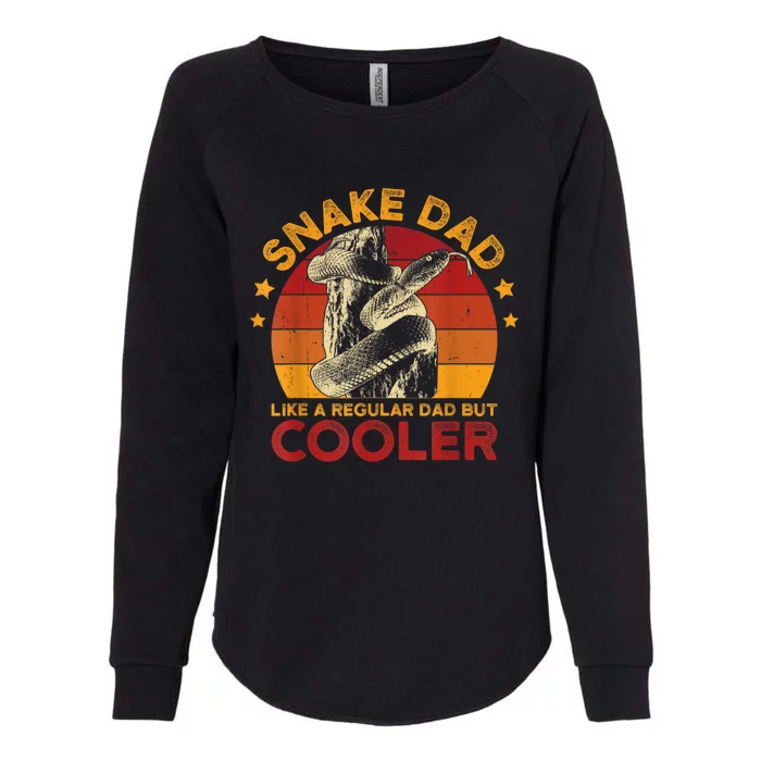 Snake Dad Like A Regular Father Men Vintage Serpent Womens California Wash Sweatshirt