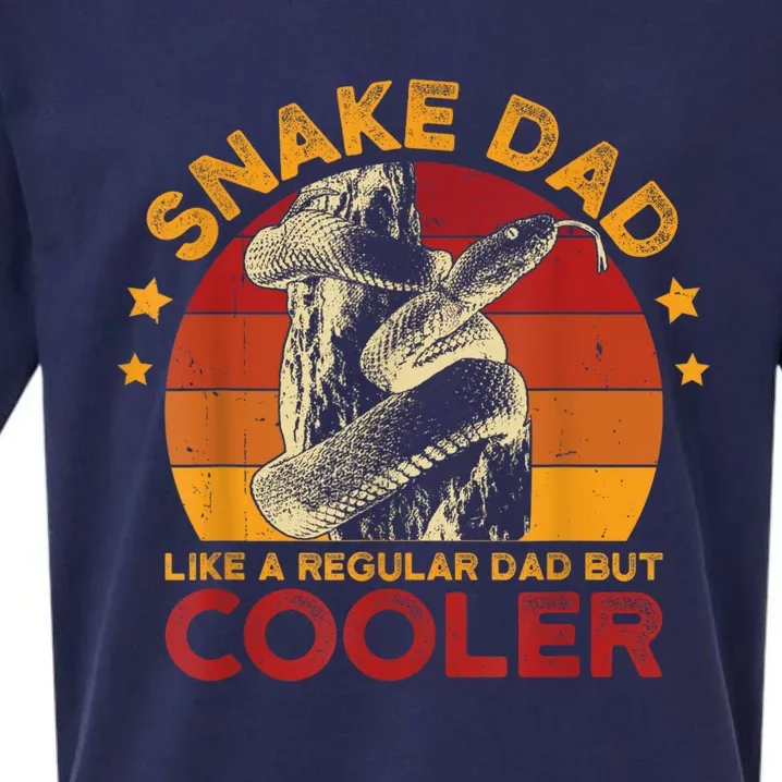 Snake Dad Like A Regular Father Men Vintage Serpent Sueded Cloud Jersey T-Shirt